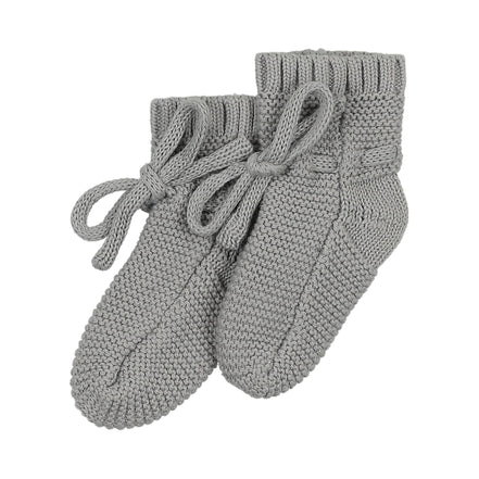 Knit Booties - Powder