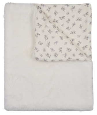 Blossom Fur Blanket - Powder