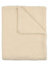 Teddy Fur Blanket - Cream