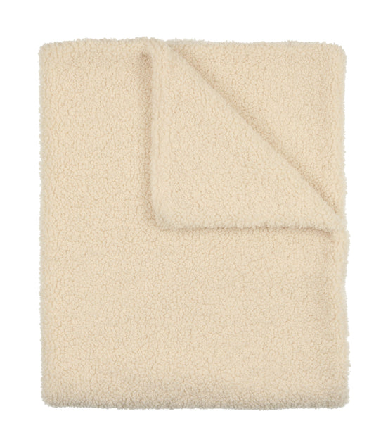 Teddy Fur Blanket - Cream