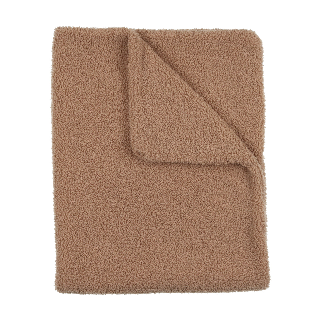 Teddy Fur Blanket - Birch