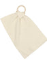 Ribbed Knit Teethers - Cream