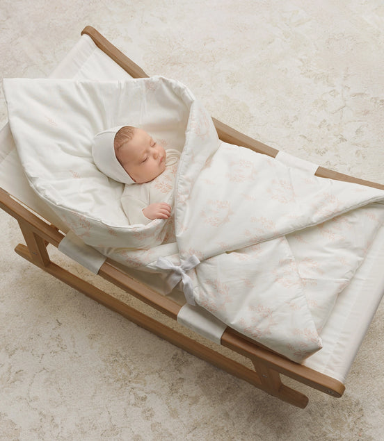 Botanical Pink Baby Wrap + Playmat