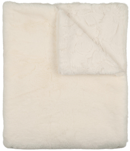 Lux Fur Blankets - Natural Super Fluff