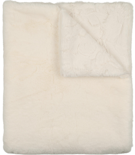 Lux Fur Blankets - Natural Super Fluff