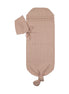 Pointelle Cocoon and Bonnet - Rose