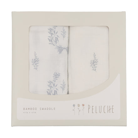 Botanical Swaddle - 2 pack - Blue