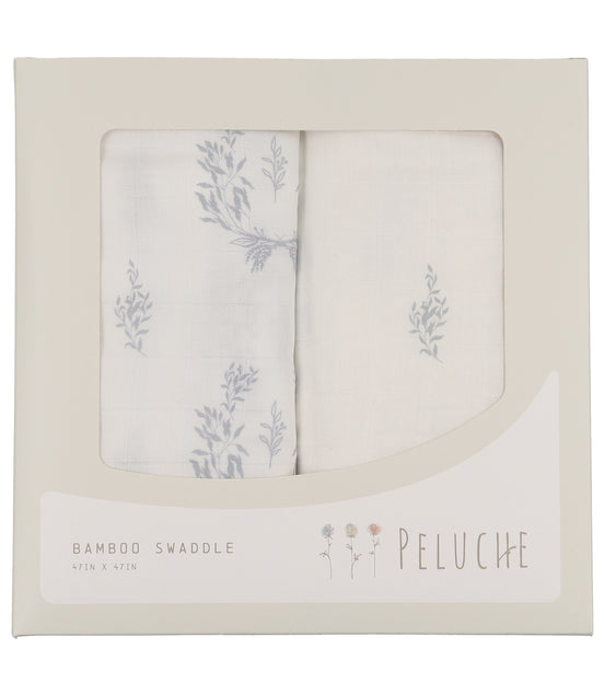 Botanical Swaddle - 2 pack - Blue