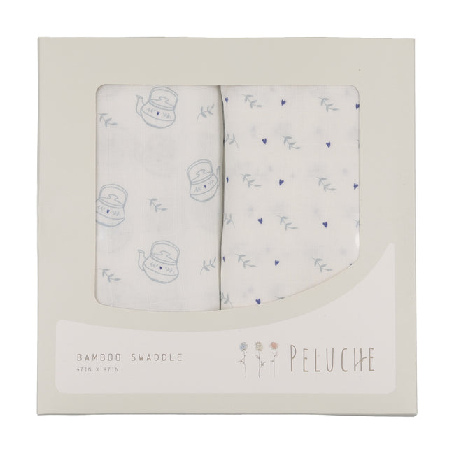 Teakettle Swaddle - 2 pack - Blue