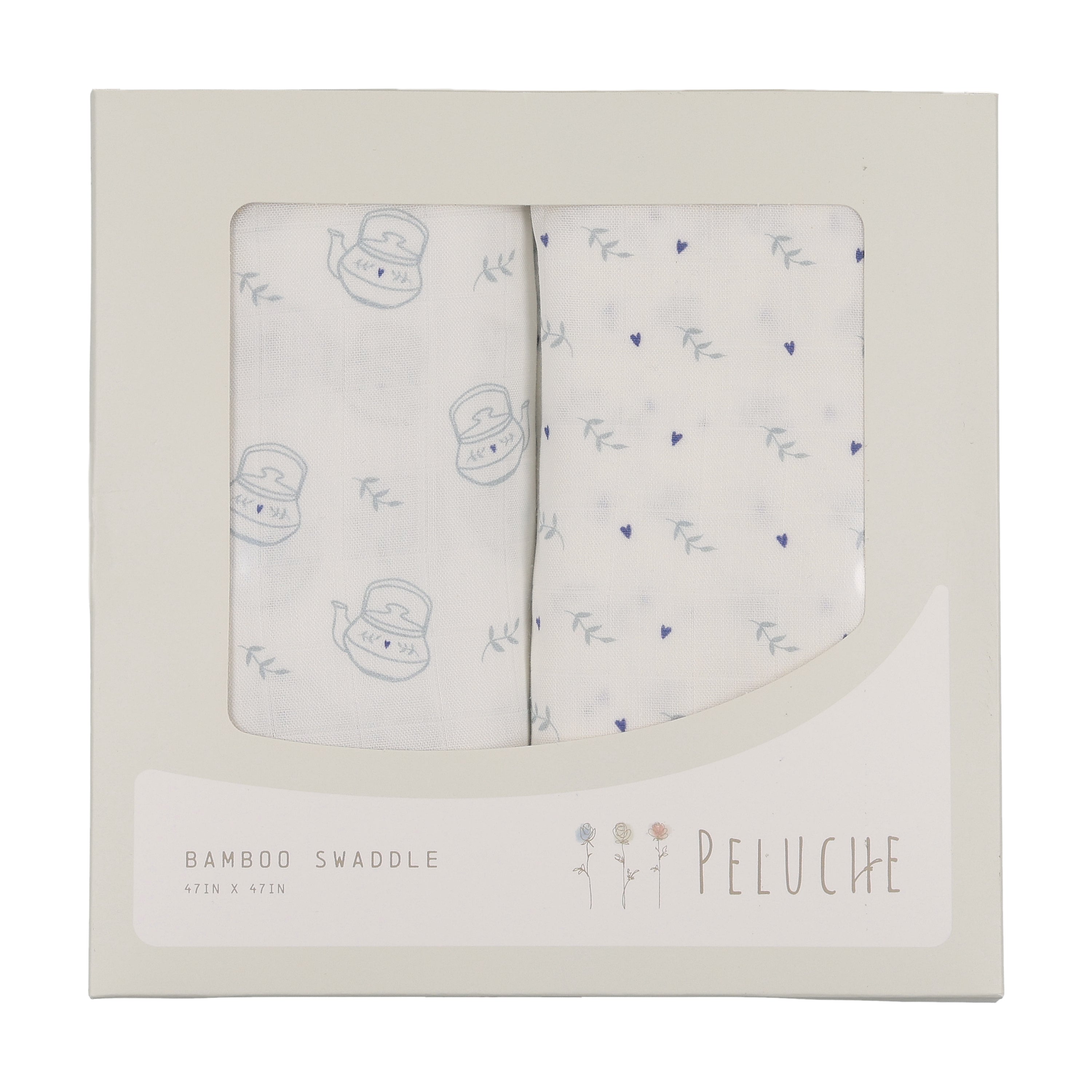 Teakettle Swaddle - 2 pack - Blue