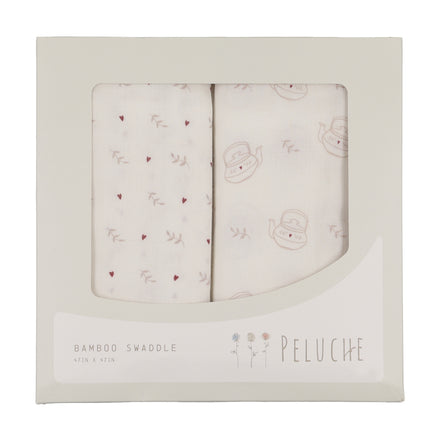 Teakettle Swaddle - 2 pack - Pink