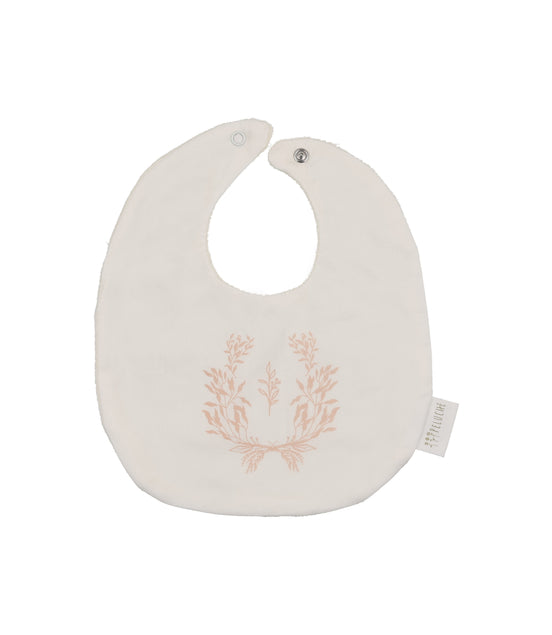 Botanical Round Bib - Pink