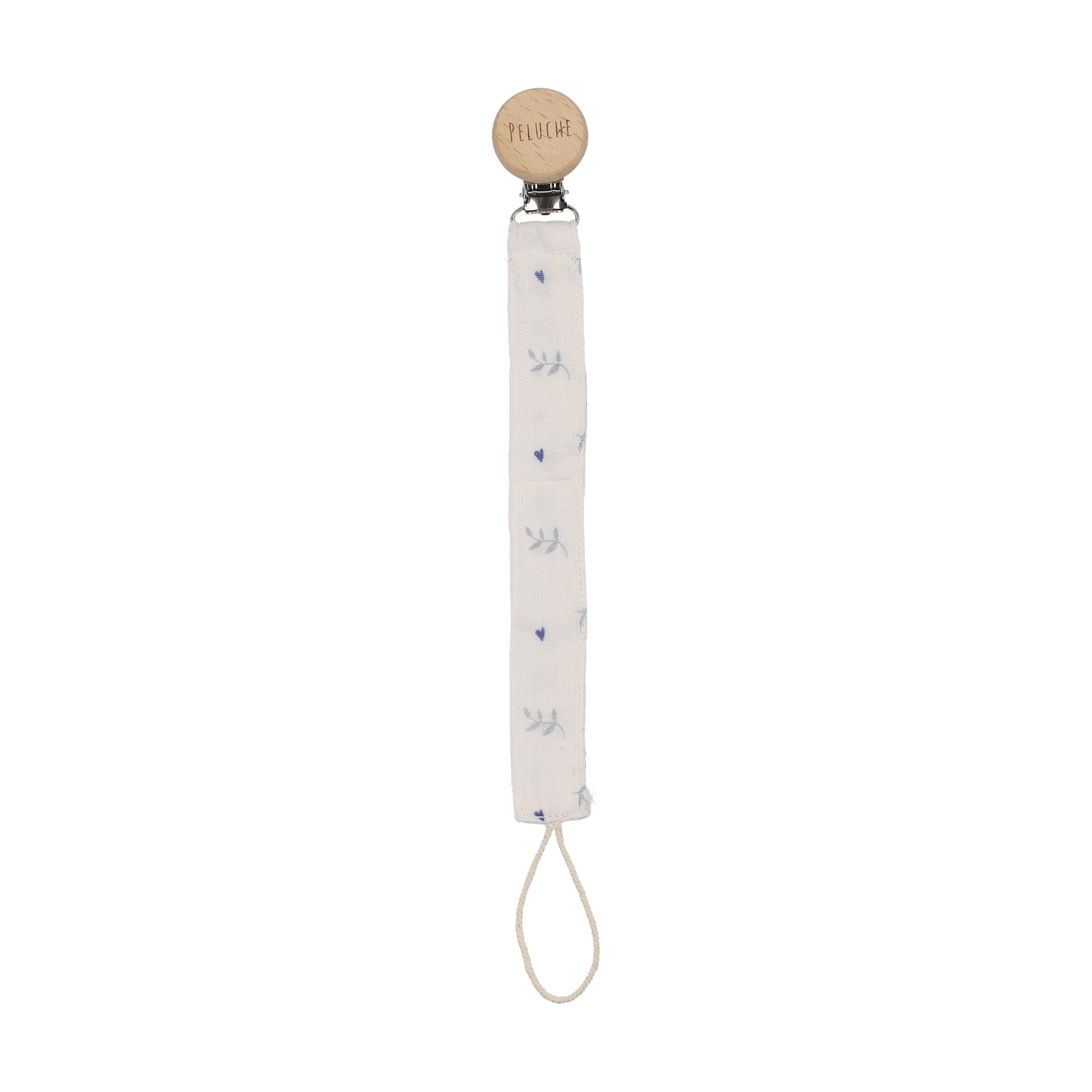 Teakettle Paci Clip - Blue