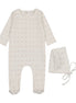 Teakettle Footie + Bonnet - Pink