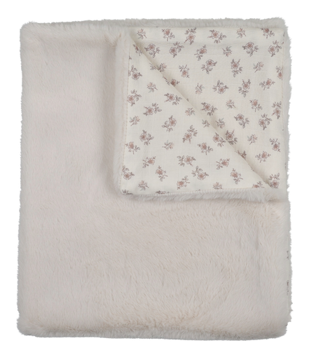 Blossom Fur Blanket - Rose
