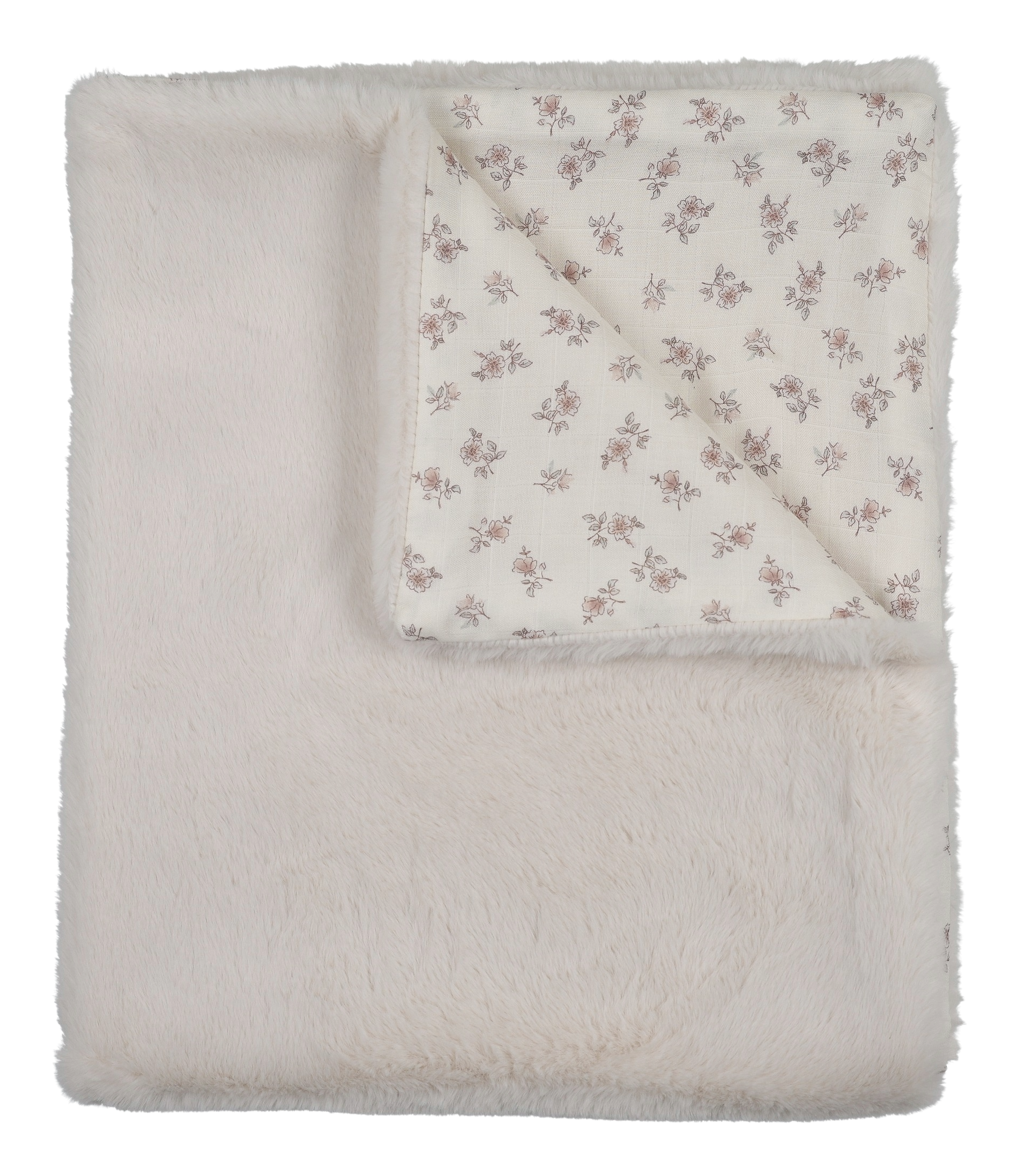 Blossom Fur Blanket - Rose
