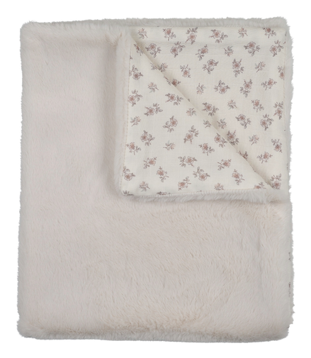 Blossom Fur Blanket - Rose