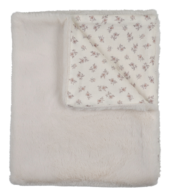 Blossom Fur Blanket - Rose