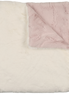 Lux Fur Blankets - Natural and Rose Super Fluff