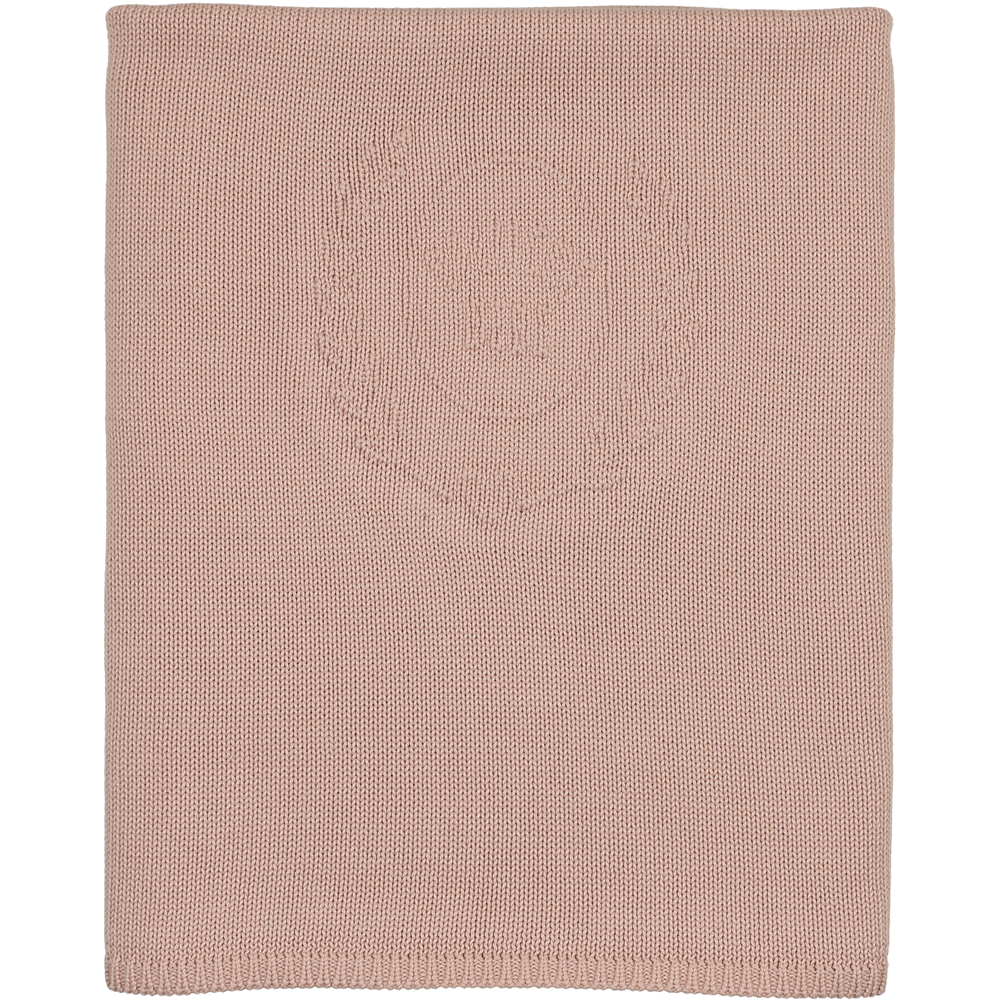 Peluche Embossed Knit Blanket - Rose