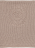 Peluche Embossed Knit Blanket - Taupe
