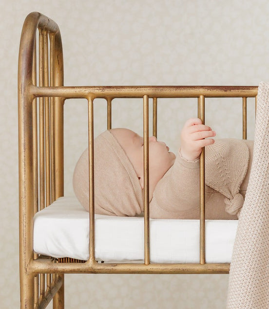 Knit Paci Holder - Taupe